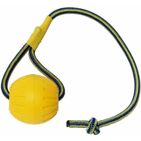 Jouet pour chien balle en corde, balle en mousse pour chien, petite balle moyenne jouet flottant pour chien