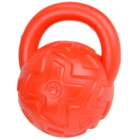 Jouet pour Chien "Ballon Sonore" 14cm Rouge