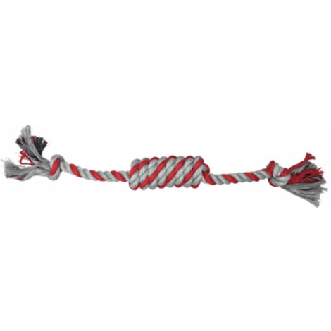 Jouet pour Chien "Corde & Nœuds" 19cm Rouge