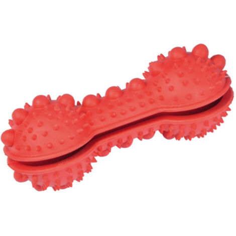 Jouet pour Chien "Distributeur Croquettes" 15cm Rouge