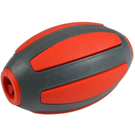 Jouet pour Chien Distributeur "Ovale" 10cm Rouge