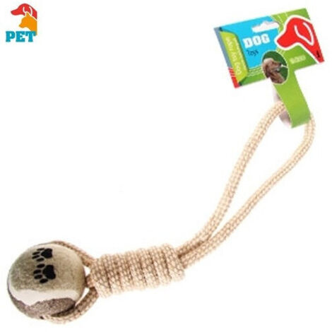 Jouet Pour Chien En Coton Corde Et Balle Animaux En Corde