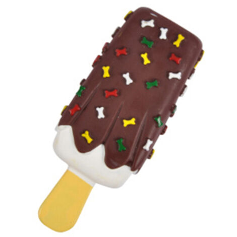 Jouet pour Chien "Glace" 15cm Marron