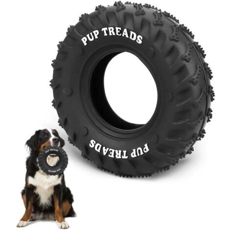 Jouet pour chien - Indestructible - Brosse à dents - Caoutchouc - Taille moyenne
