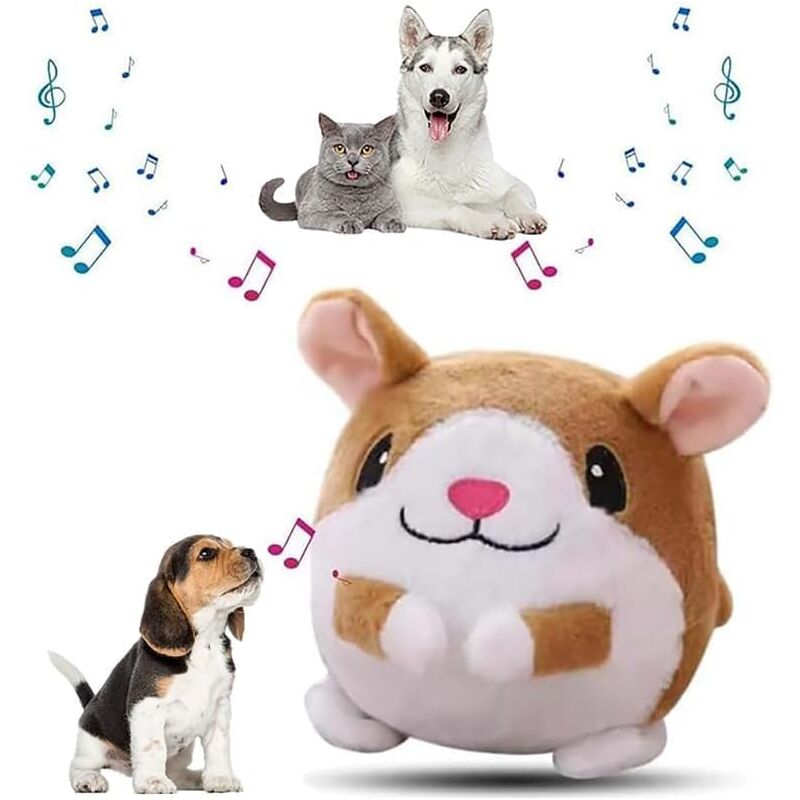 Jouet pour Chien Interactif, Jouet en Peluche Actif en Mouvement, Jouet de Balle Rebondissante pour Chiens, Balle Interactive pour Chien, Jouet de