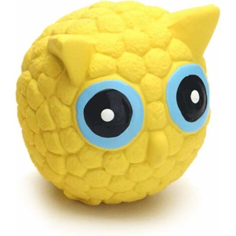 Jouet pour Chien, Jouets à Couinement pour Chien, Dog Toys Jouet Couineur Chien Jouet Interactif Jouet Chien Sonore Jouet Squeaky Aime Chien Jouet Latex Jouet Educatif Chien Jouet a Macher (Chouette)