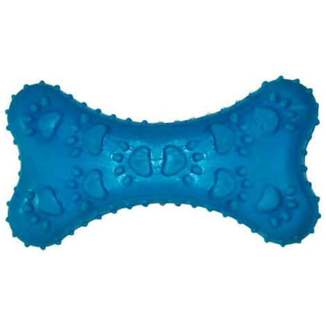 Jouet pour Chien NAYECO - mini os - 10cm - Bleu