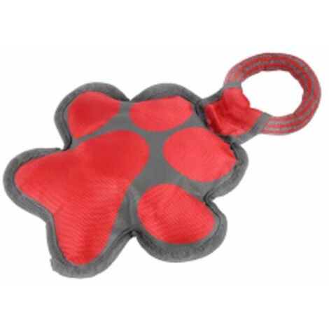 Jouet pour Chien "Patte Oxford" 22cm Rouge