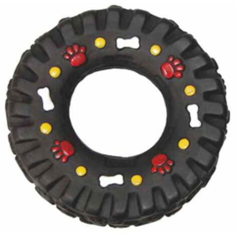 Jouet pour Chien "Pneu" 13cm Noir