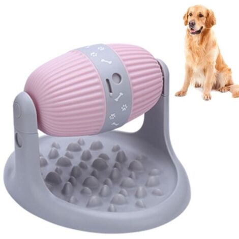 Jouet puzzle pour chien et chat - Distributeur de friandises pour l'ennui - Mangeoire lente - Entraînement au QI contre l'anxiété -