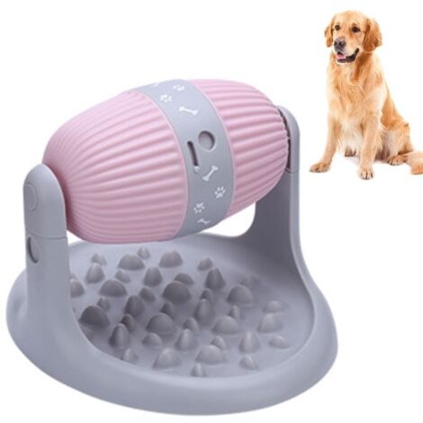 Jouet puzzle pour chien et chat - Distributeur de friandises pour l'ennui - Mangeoire lente - Entraînement au QI contre l'anxiété -