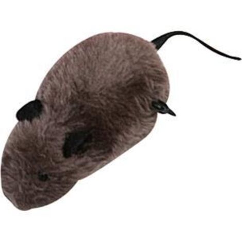 Jouet souris Asher 17 cm remontable couleur aléatoire pour chat - Flamingo