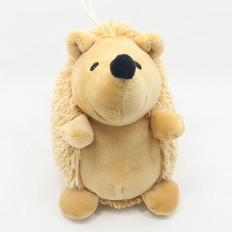 Cadeau De Noël - Jouet Vocal Petit hérisson Puzzle de Chien de hérisson Mordant Jouet Peluche hérisson des Animaux de Compagnie matériel Jouet mâcher