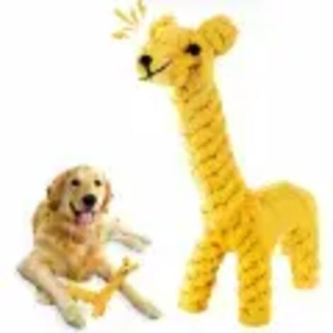 Jouets à mâcher en corde pour chien, jouets à mâcher pour chiot, jouets à brosser pour chien, jouets en corde de coton pour animaux de compagnie en forme d'animal