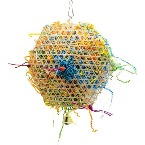 Jouets à mâcher pour perroquets – Jouets suspendus destructeurs pour perroquets – Jouets tissés