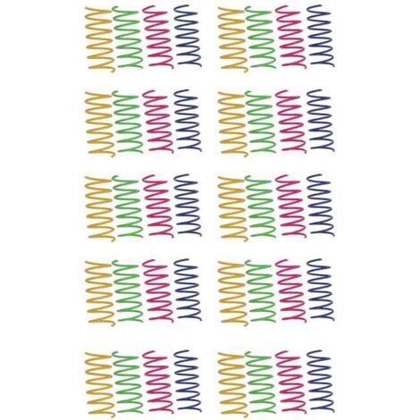Jouets à ressort pour chat - SALALIS - Lot de 40 - Colorés - Résistants - Sécurisés