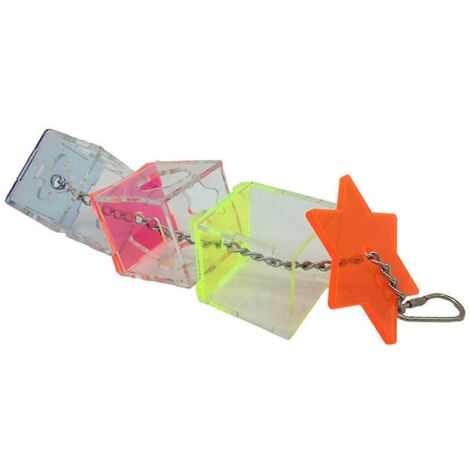 Jouets anti-ennui pour perroquets : boîte à friandises suspendue, jouet de recherche de nourriture, balançoire pour cage
