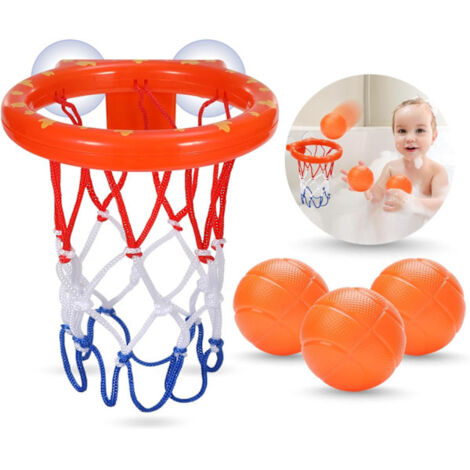 Jouets de bain - Panier de basket pour enfants et tout-petits - Jouets de bain et jouets de douche