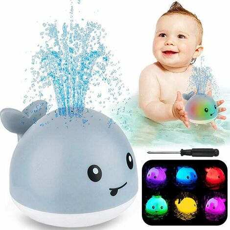 Jouets de bain Mowze Baignoire Pingouin Jouet pour tout-petits enfants  bébés 1 2 3 4 ans garçons et filles - Musique et lumière LED - Cadeau  d'anniversaire - Piscine