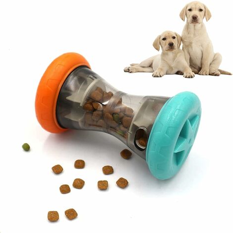Jouets de puzzle de distribution de friandises pour petits chiens, jouets de chasse interactifs, chargeur lent, jouets pour chiens en forme d'haltères
