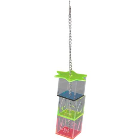 Jouets de recherche de nourriture pour oiseaux de compagnie, friandises suspendues, jouet de recherche de nourriture pour poulets tropicaux, perroquet