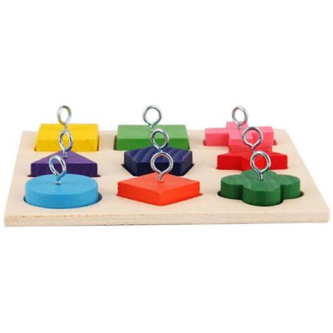 Jouets éducatifs pour perroquets - Jouets d'entraînement interactifs pour perroquets