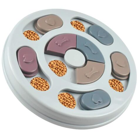 Jouets pour animaux, plateau tournant pour croquettes de chien, gamelle anti-étouffement