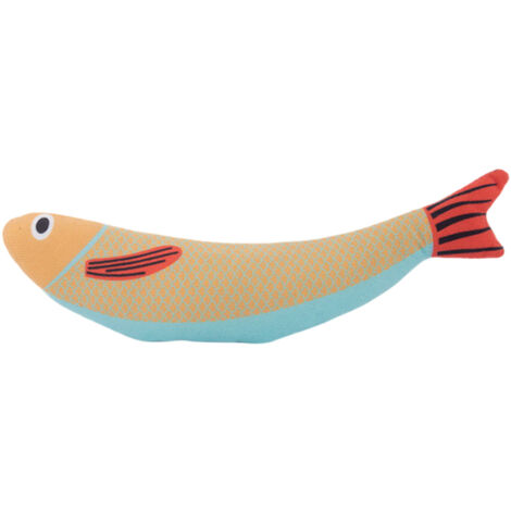 Jouets pour chats en forme de poisson, jouets interactifs à mâcher pour chats d'intérieur, jouets à l'herbe à chat avec son, jouet à mâcher pour chatons