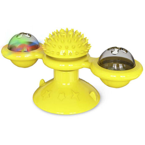 Jouets pour chats, Jouet tourbillonnant, chat Moulin à vent Tourne-disque Jouet pour chat Jouet pour chat Scratching Tickle Crazy Game