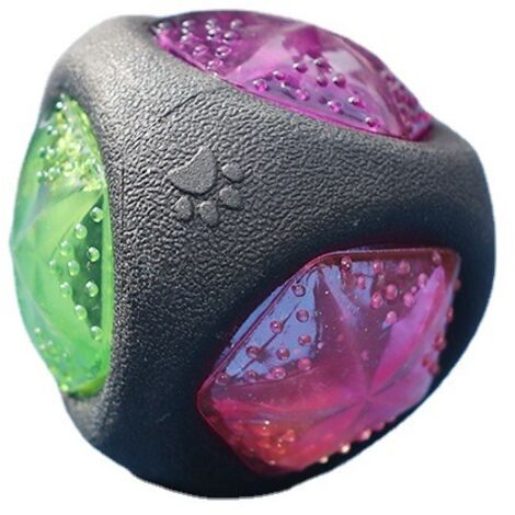 Jouets pour chien balle sonore résistant à la morsure dentition entraînement balle lumineuse tpr jouets pour animaux de compagnie
