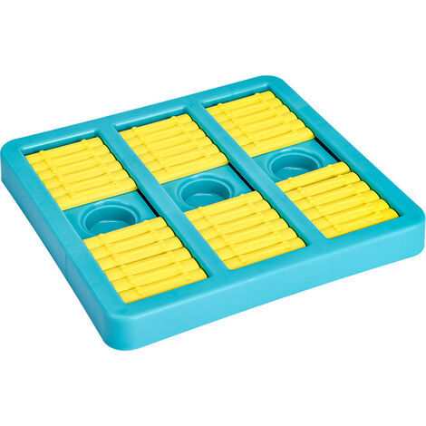 Jouets pour Chiens intelligents Puzzle pour Chien Mangeoire de Jeux de Dressage de Chien avec Puzzle Intelligent antidérapant, Jouets interactifs améliorant Le Bol de Puzzle de QI pour Chiot Bleu,AAFG