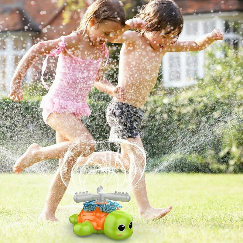 Jouets Sprinkler, Jouet Arroseur Tortues Rotatives, PulvéRisation d'eau Jouet, D'Arrosage, De D'éTé Printemps ExtéRieur pour Enfants, Jardin,