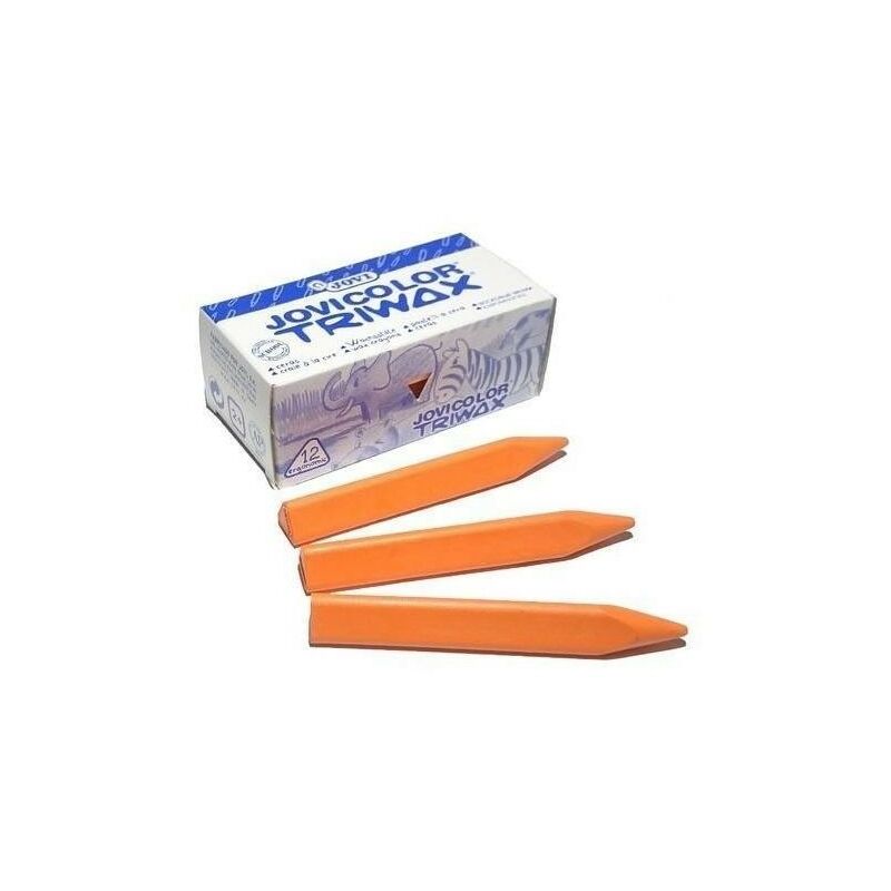 

Jovi ceras jovicolor triwax 82mm naranja caja -12u-