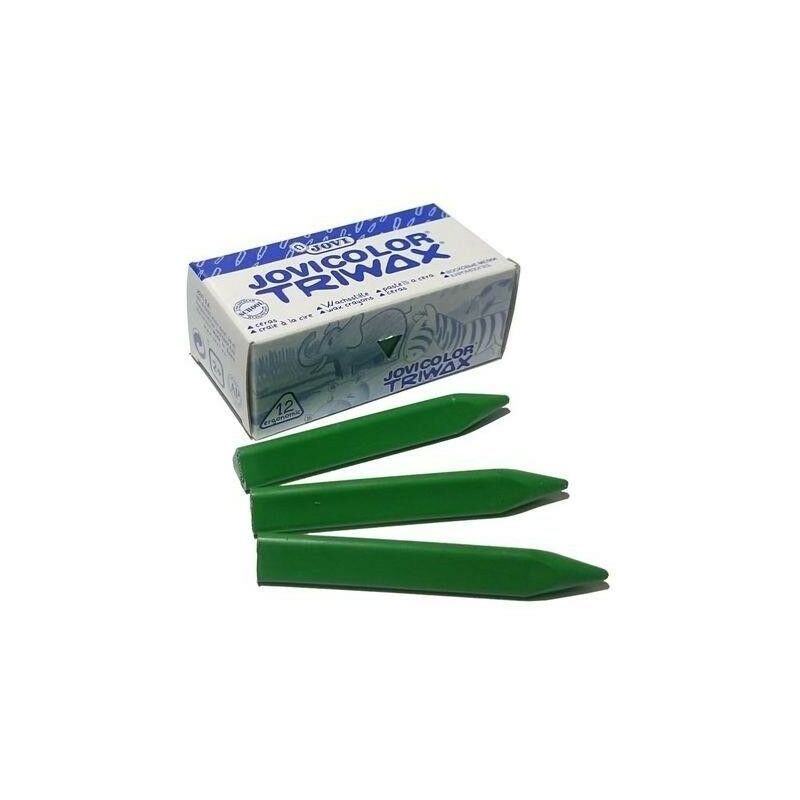 

Jovi ceras jovicolor triwax 82mm verde claro caja -12u-