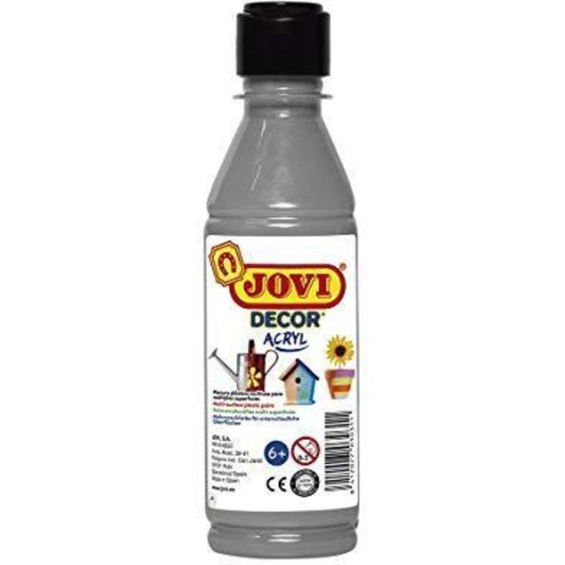 

Jovi pintura plastica jovidecor acryl plata botella de 250 ml