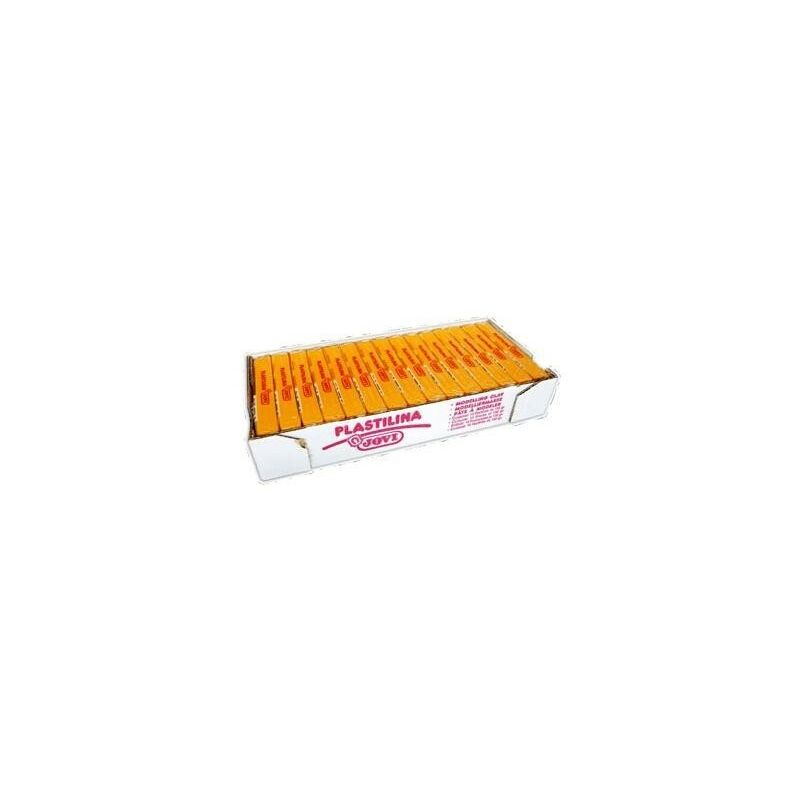 

Jovi school plastilina pastillas de 150 gr amarillo oscuro caja de 15