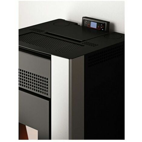 Joy Airtight - Estufa de pellets de 12.5 Kw, gris