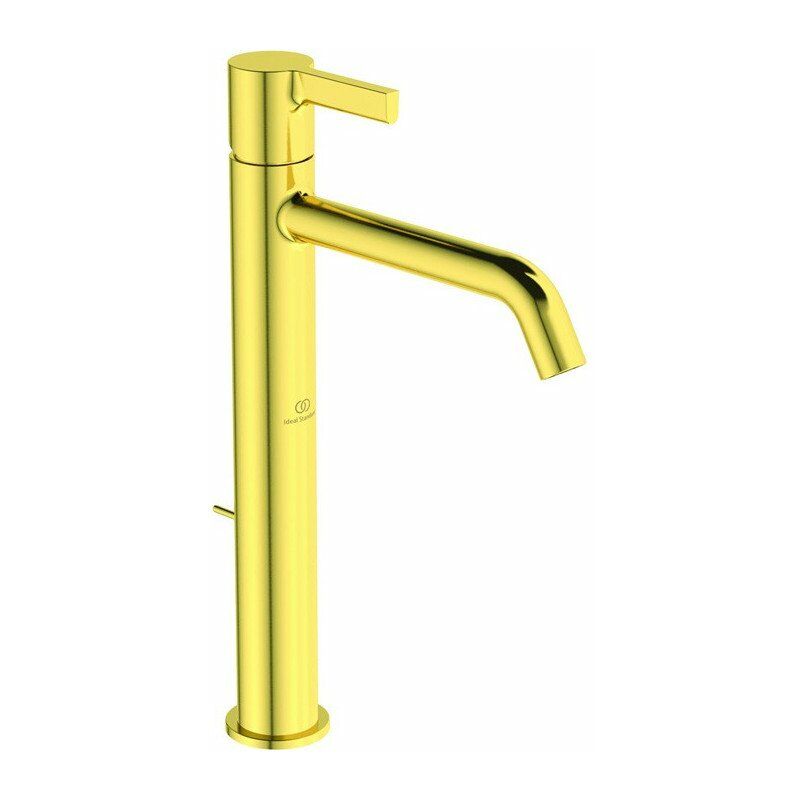 

Ideal - JOY grifo monomando para lavabo 170 mm saliente oro cepillado