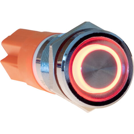 Joy-it Button12E-04 Button12E-04 Tastschalter    tastend Rot (Ø x L) 12 mm x 26.50 mm IK10, IP67 1 S