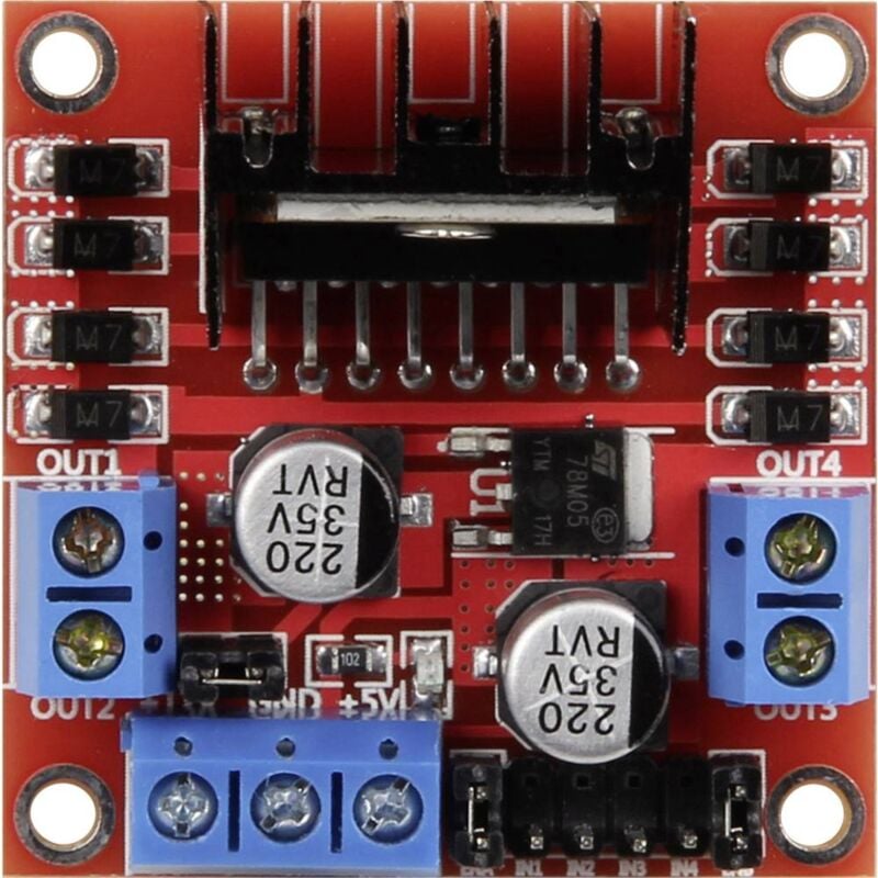 Joy-it - Scheda di sviluppo SBC-moto driver2 Arduino, banana pi, Cubieboard, pcDuino, Raspberry Pi®, Raspberry Pi® 2 b, Raspberr