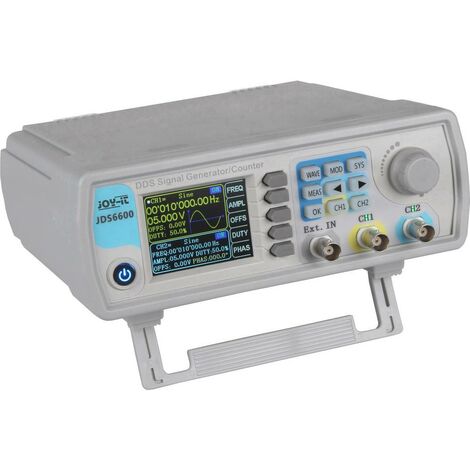 Joy-it JDS6600 Generatore di funzioni 0 Hz - 60 MHz 2 canali Sinuosidale, Triangolare, Quadra, Puls, Rumore, Curva di L