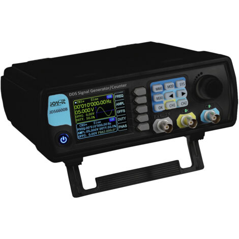 Joy-it JT-JDS6600-B Signalgenerator  0 Hz - 60 MHz 2-Kanal Dreieck, Lorentzkurve, Puls, Rauschen, Re