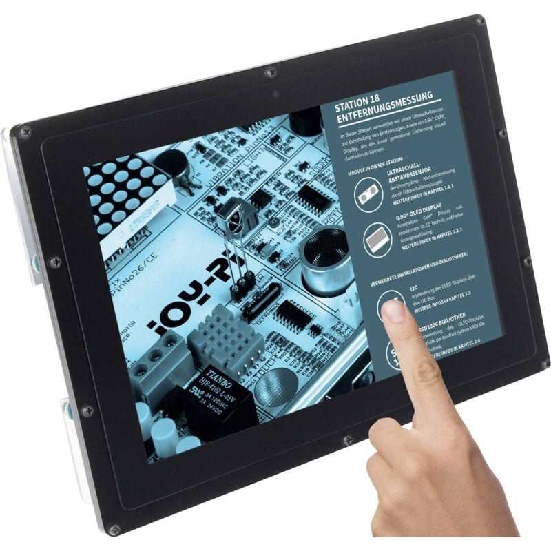 LCD10 V2 Module écran tactile 25.7 cm (10.1 pouces) 1280 x 800 Pixel Convient pour (kits de développement): Rasp - Joy-it