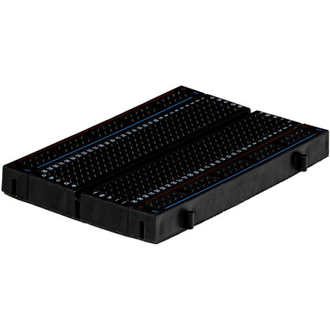 Joy-it RB-Breadboard3-B Steckplatine selbstklebend Schwarz Polzahl Gesamt 400 (L x B x H) 84 x 54 x