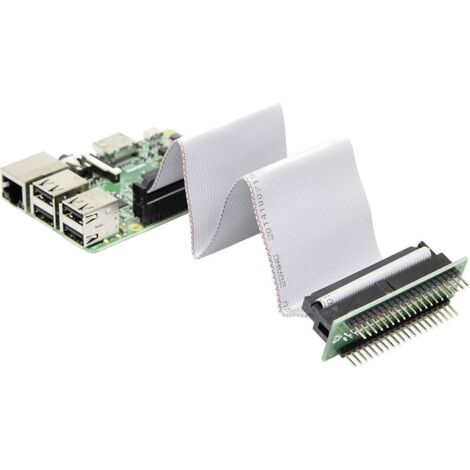 Joy-it RB-CON+01 Cavo GPIO Raspberry Pi [40x presa GPIO - 40x presa GPIO, spina GPIO] 15.00 cm Grigio