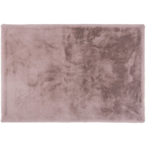 Joy - tapis rectangulaire - fausse fourrure - rose