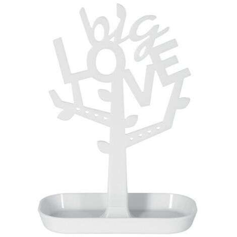 joyero forma de  árbol Acero SYDNEY Blanco Spirella