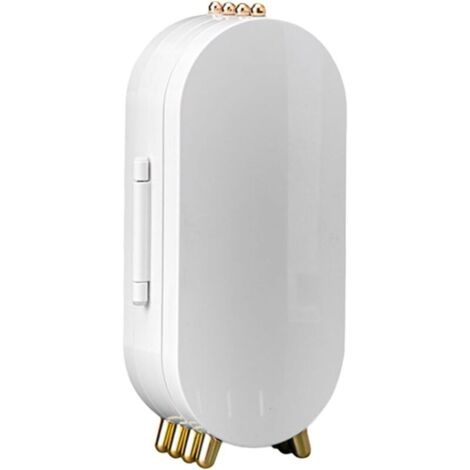 Joyero plegable para mujer (blanco)