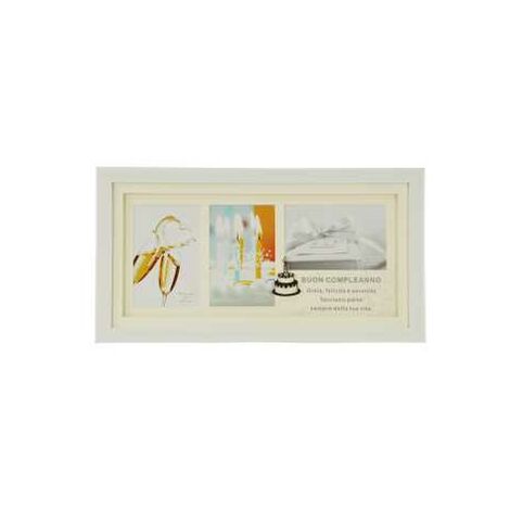 Joyeux anniversaire grand cadre photo moi-0024 cm. 44,5 x 24 x 2,5