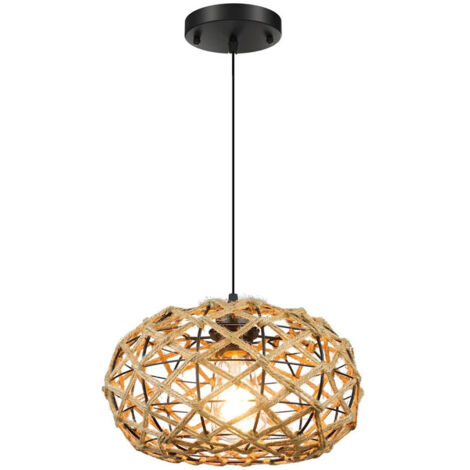 JOYINLED Industrie-Pendelleuchte, Kronleuchter aus schwarzem Metall im Retro-Stil, 30 cm, ideal für Kücheninsel, Esszimmer oder Bar.